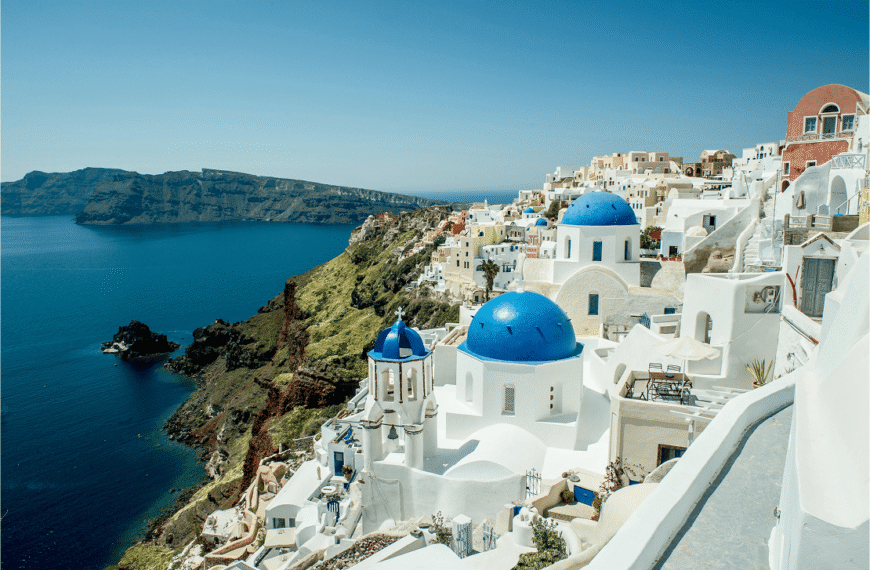 The Magic of Santorini: White Walls, Blue Domes…