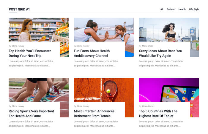 Post Grid #1-Style 2