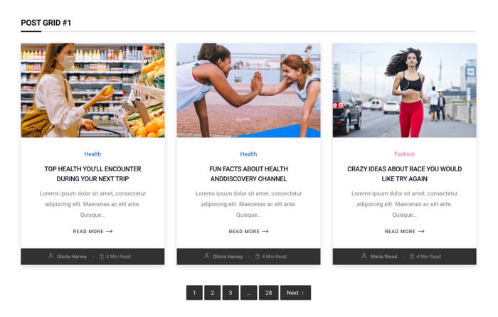 Post Grid #1-Style 4