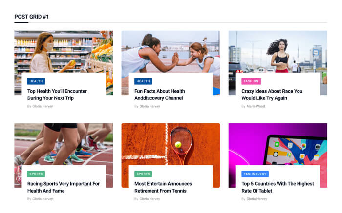 Post Grid #1-Style 5