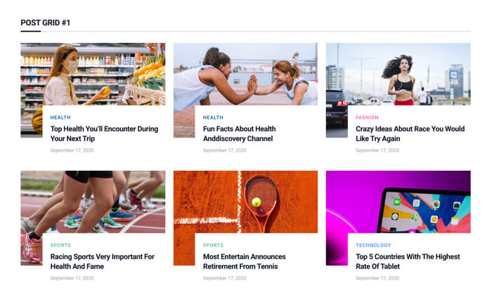 Post Grid #1-Style 6