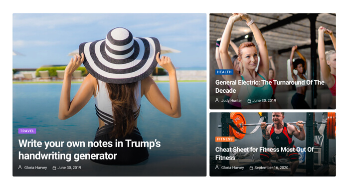 Post Grid #4-Style 1