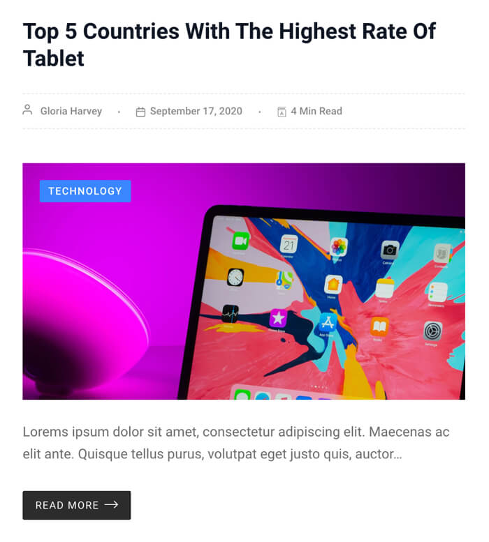 Post List #1-Style 11