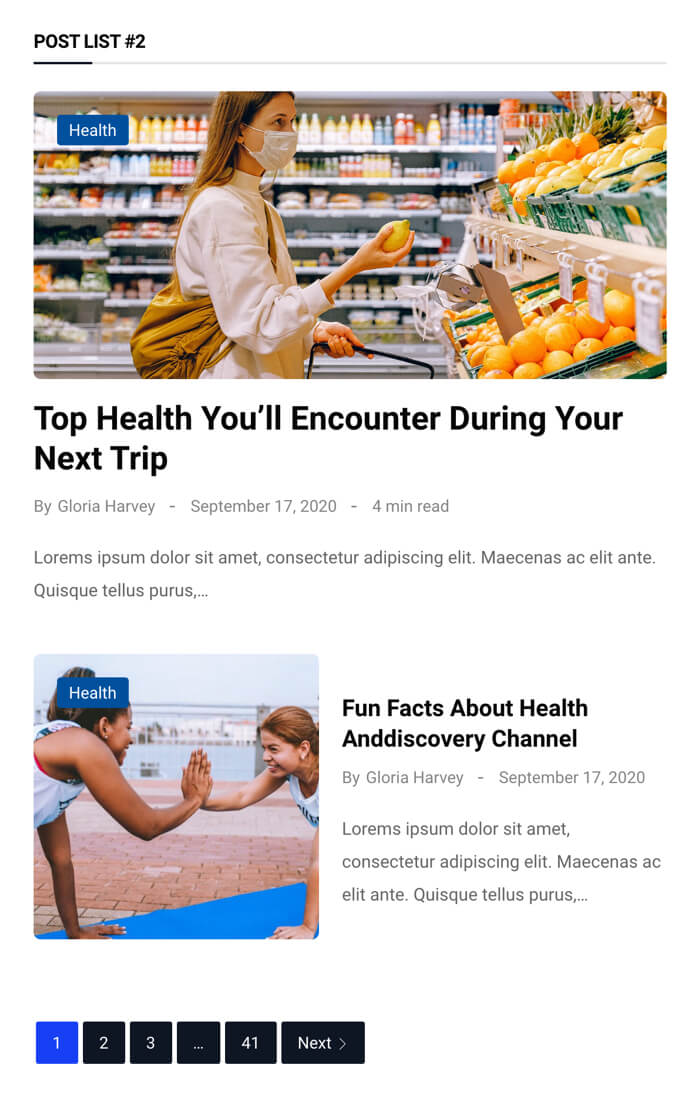 Post List #2-Style 1