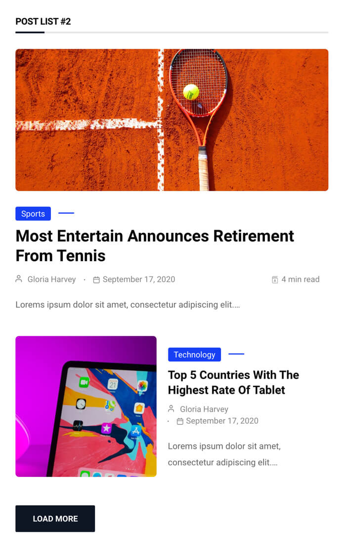 Post List #2-Style 2