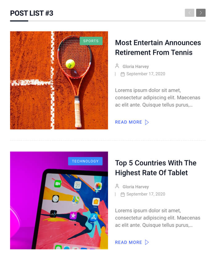 Post List #3-Style 1