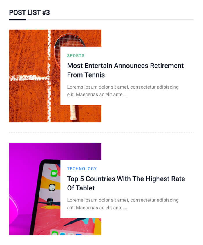 Post List #3-Style 6