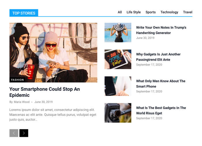 Post Module #1-Style 1