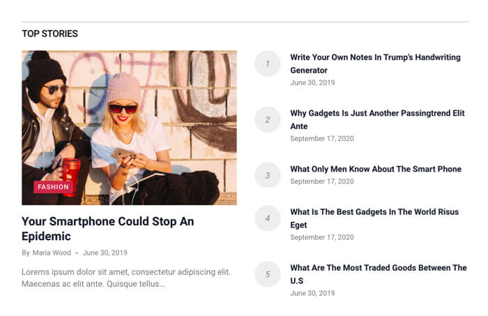 Post Module #1-Style 4