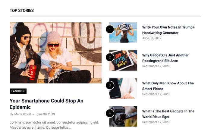 Post Module #1-Style 5