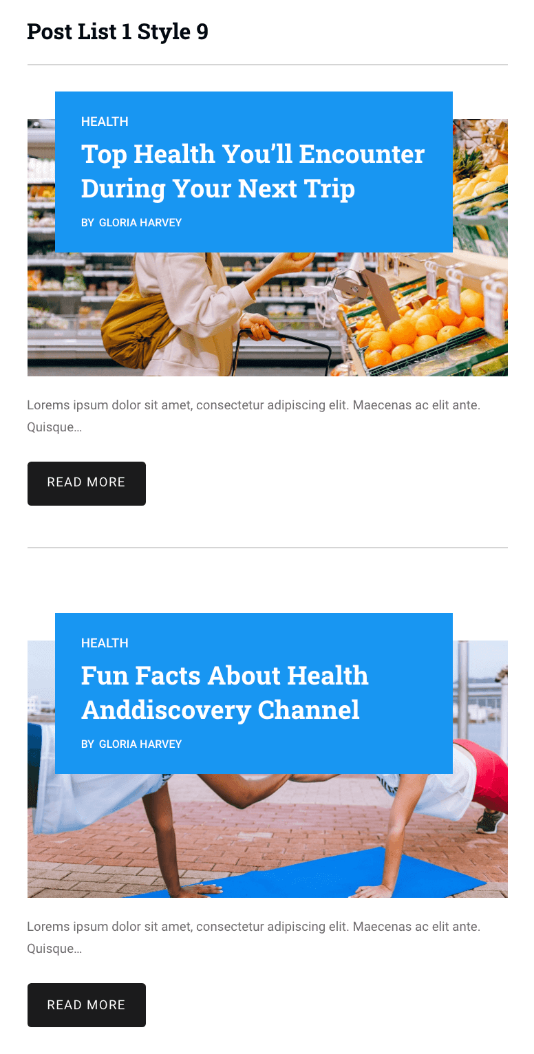 Post List #1-Style 9