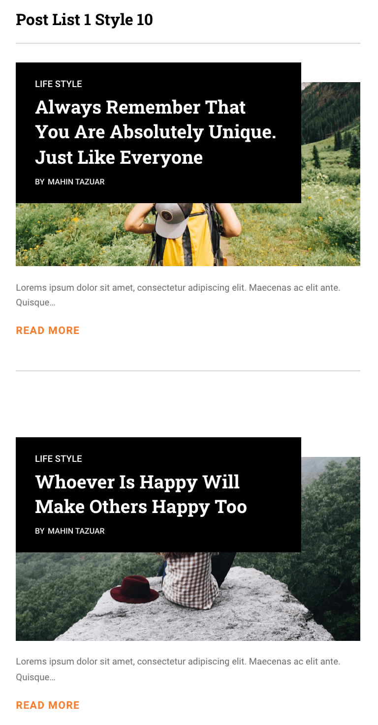 Post List #1-Style 10