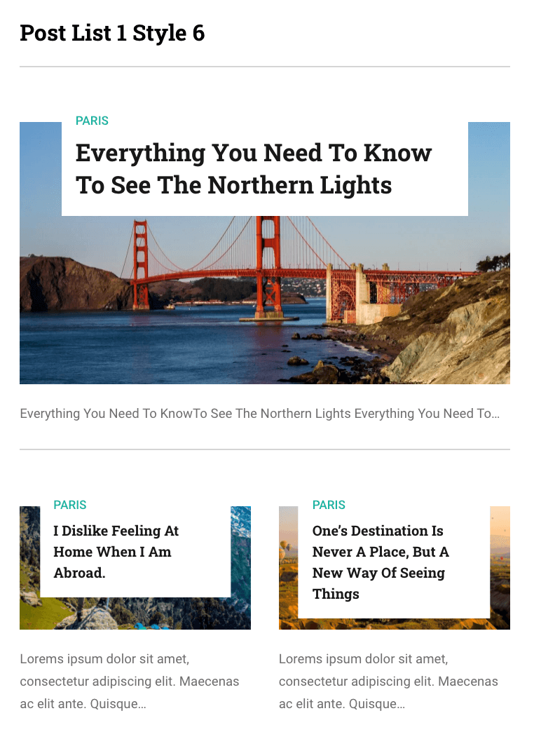 Post List #1-Style 6