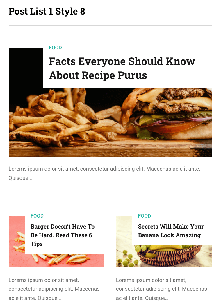 Post List #1-Style 8