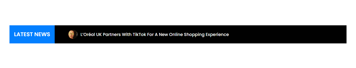 News Ticker #Style 5