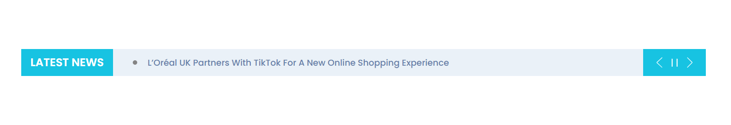 News Ticker #Style 7