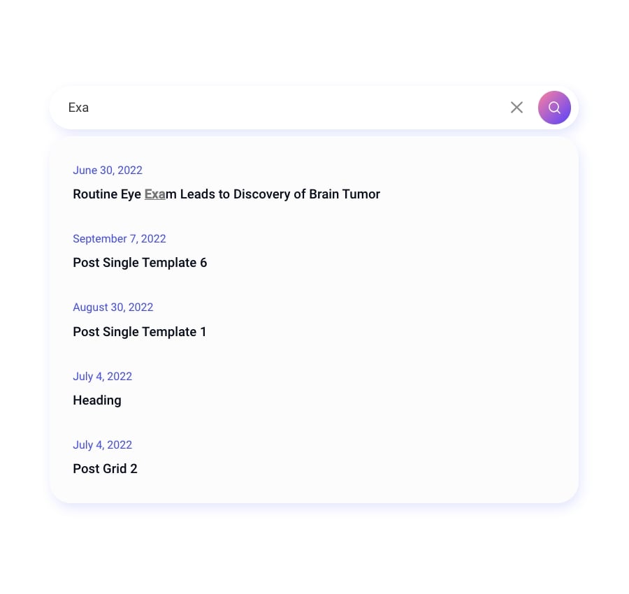 Search   PostX #style 2