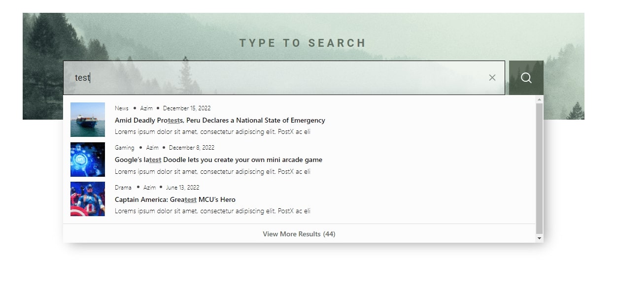 Search   PostX #style 5