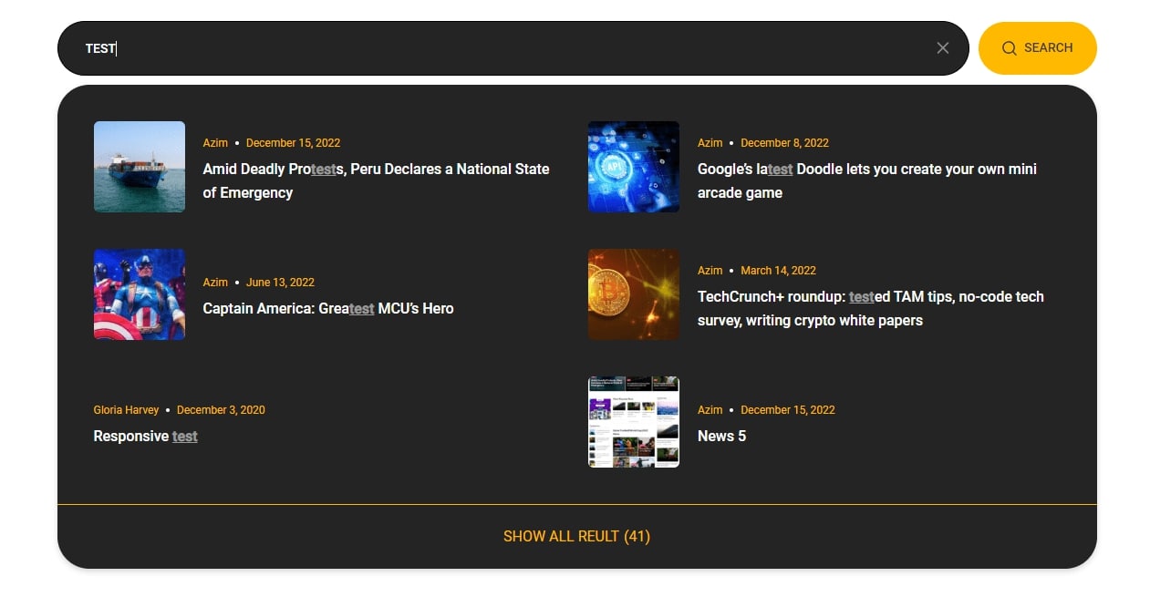 Search   PostX #style 6