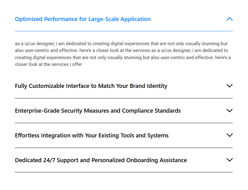 Accordion Block #Style 10