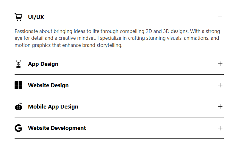 Accordion Block #Style 2