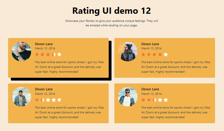 Star Rating Premade #12