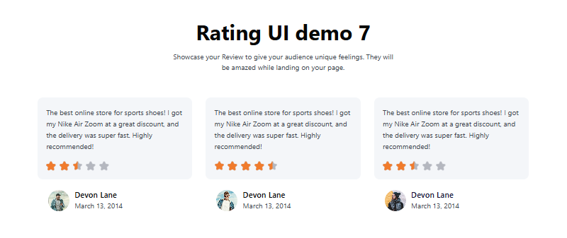 Star Rating Premade #7