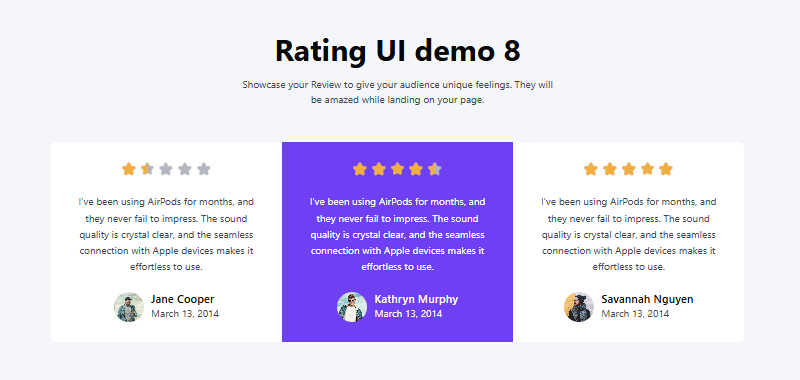 Star Rating Premade #8